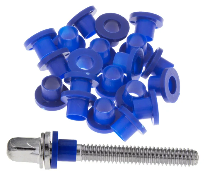 DANMAR TRW100BLU Rondelles Nylon Pour Tirants Bleu (X100)