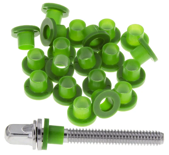 DANMAR TRW100G Rondelles Nylon Pour Tirants Vert (X100)