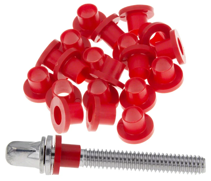 DANMAR TRW100R Rondelles Nylon Pour Tirants Rouge (X100)