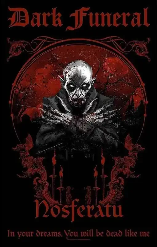 Dark Funeral Nosferatu Drapeau