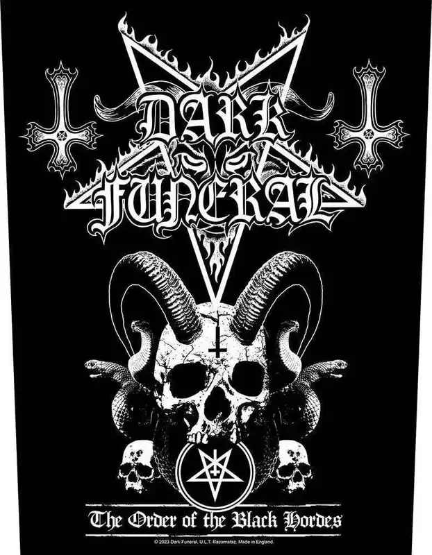 Dark Funeral Order Of The Black Hordes Patch à coudre