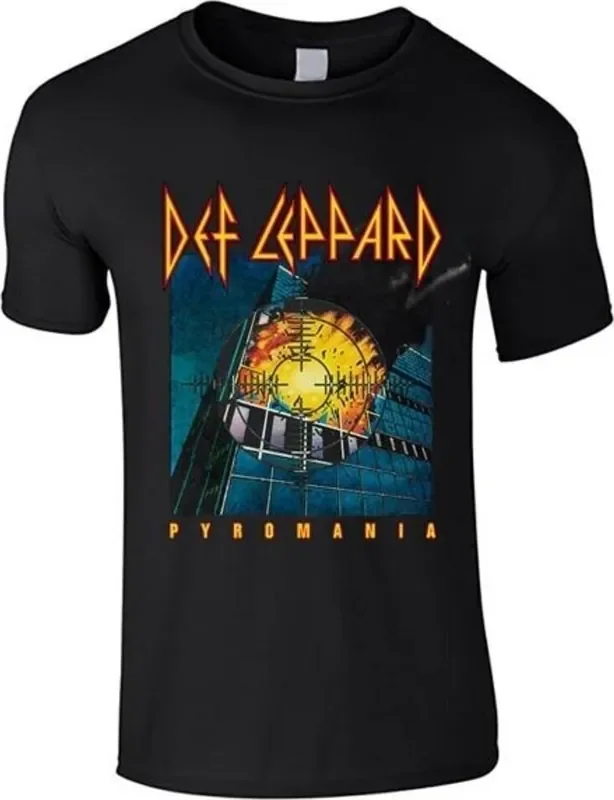 Def Leppard T-shirt Pyromania Unisex Black S