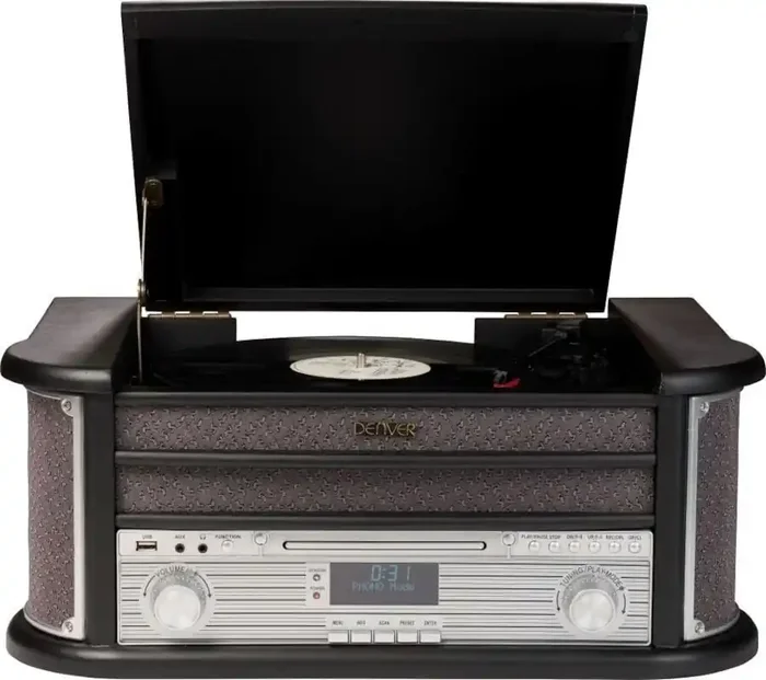Denver MRD-51 Black Tourne-disque rétro