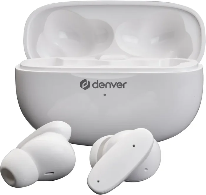 Denver TWE-49ENC White Écouteurs intra-auriculaires sans fil