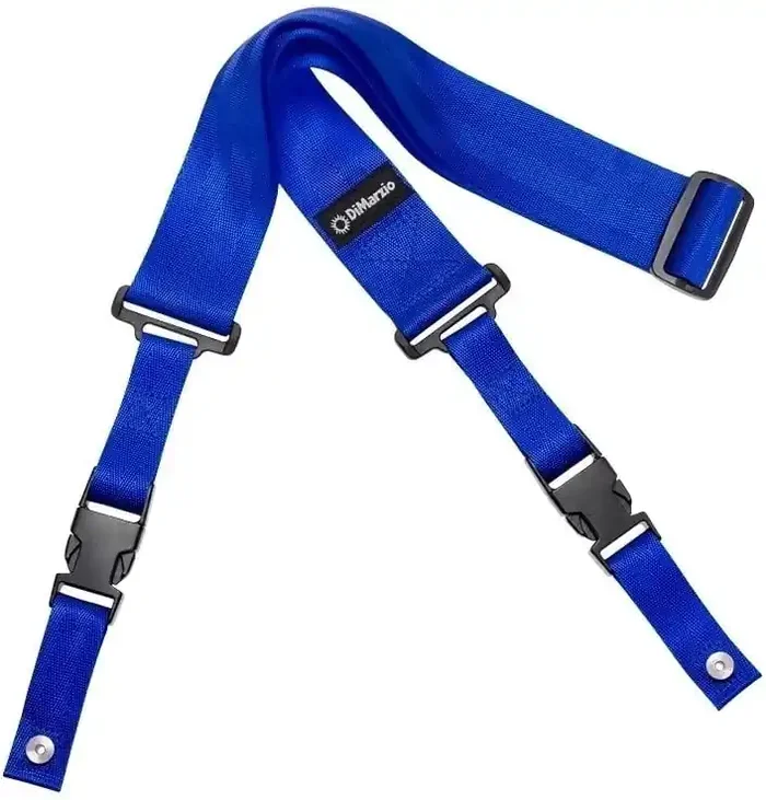 DiMarzio DD2200 Clip Lock Sangle pour guitare Blue