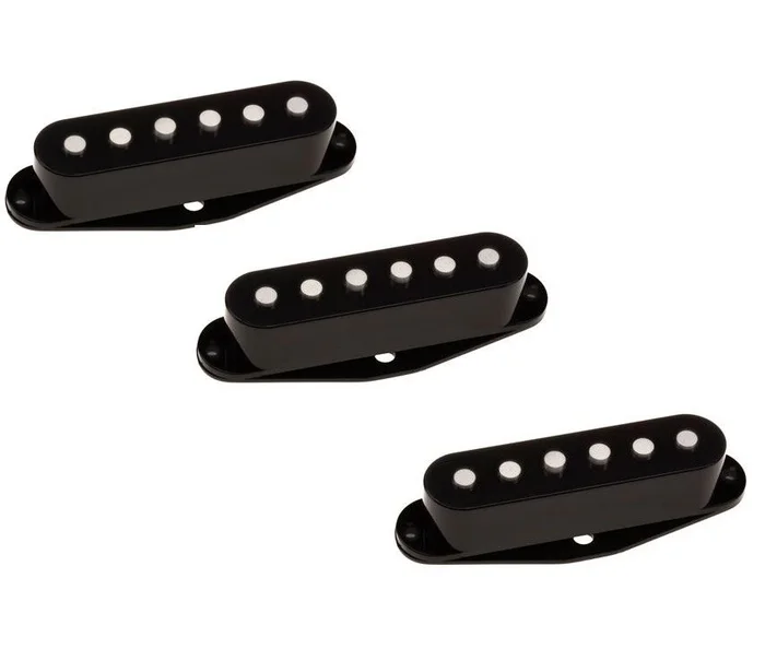 DIMARZIO DM2001BK Capot pour Simple Bobinage Noiseless Set 3 Pièces Noir