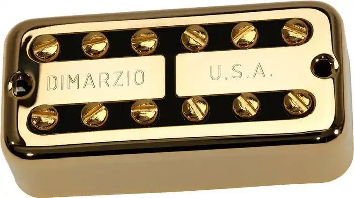 DiMarzio PAF‘Tron Neck Gold/Black Micro guitare