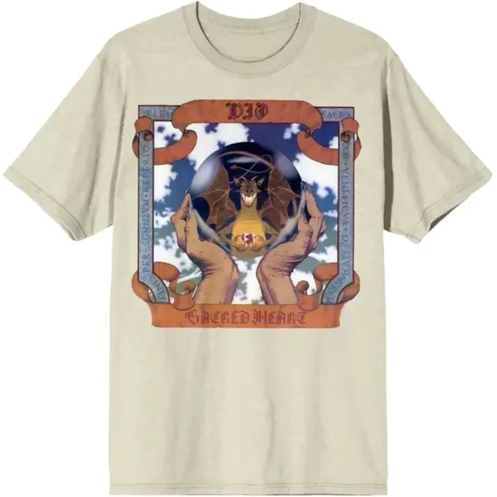 Dio T-shirt Sacred Heart Unisex Natural M