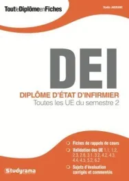 Diplôme d&rsquo;état d&rsquo;infirmier. Toutes les UE du semestre 2