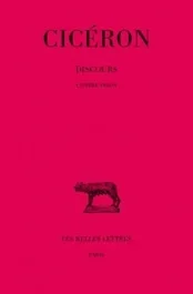 Discours. Tome 6, 1e partie, Contre Pison