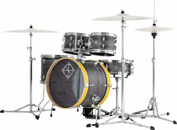 Dixon PODJ516EY Jet Set Plus Shellset Ebony Yellow Batterie acoustique