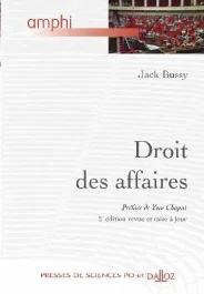 Droit des affaires. 2e édition revue et corrigée