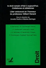 DROIT ROMAIN D HIER A AUJOURD HUI