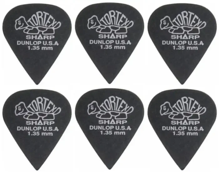 Dunlop 412R 1.35 Tortex 6 Médiators