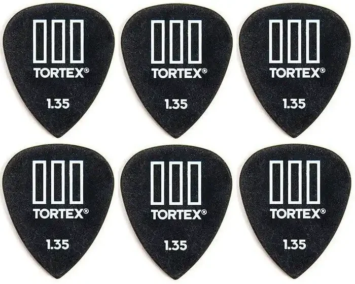 Dunlop 462R 1.35 Tortex TIII 6 Médiators