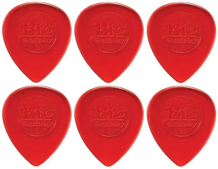 Dunlop 475R 1.00 Big Stubby 6 Médiators