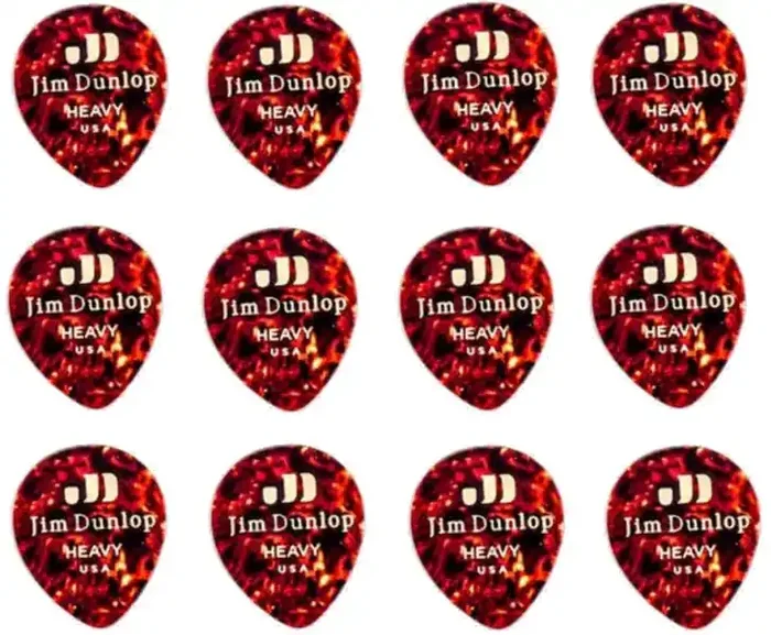 Dunlop 485P-05HV Celluloid Teardrop Médiators