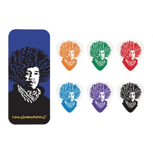 DUNLOP BOÎTE DE 6 MEDIATORS HAMMERSVELD JIMI MEDIUM