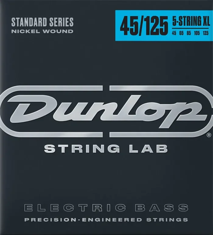 Dunlop DBN45125XL Jeux de 5 cordes basses