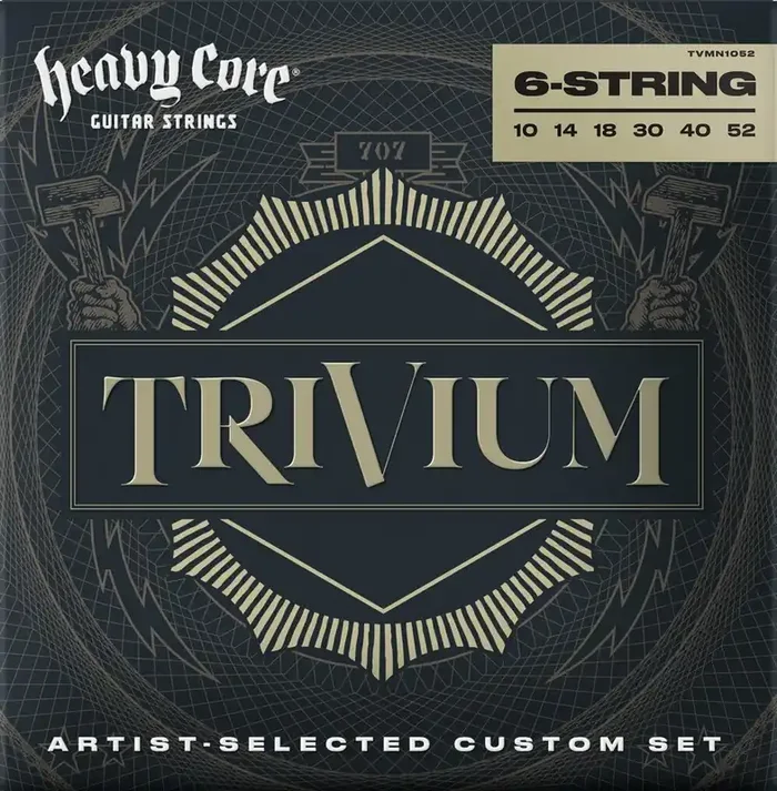 Dunlop TVMN1052 String Lab Trivium Cordes pour guitares électriques