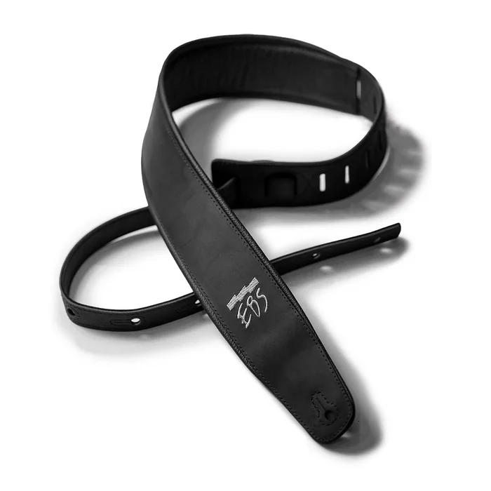 EBS Sangle Cuir Smooth Black Mat