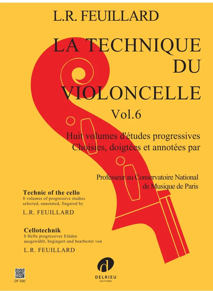 Edition Delrieu Feuillard Louis R. – Technique Du Violoncelle Vol.6