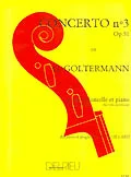 Edition Delrieu Goltermann Georg – Concerto N°3 Op.51 En Si Min. – Premier Mouvement – Violoncelle, Piano
