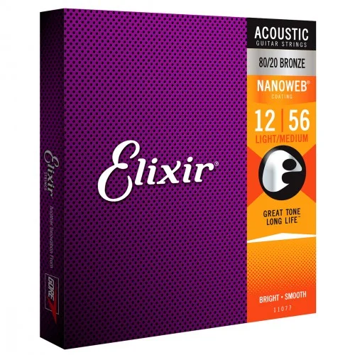 ELIXIR 11077 FOLK NANOWEB ML 12-56