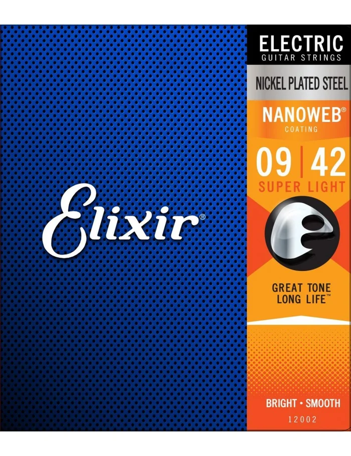 Elixir 12002 Nanoweb cordes électriques nickel super light 09/42