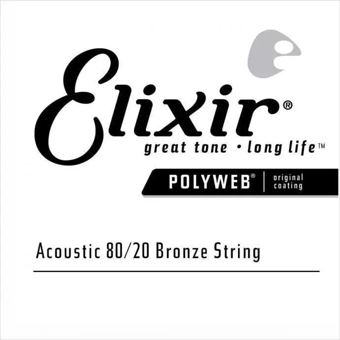 Elixir 13122 .022 Corde de guitare acoustique à l‘unité