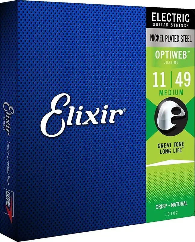 Elixir 19102 Optiweb 11-49 Cordes pour guitares électriques