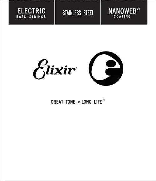 Elixir Corde Basse Nanoweb Stainless Steel 125