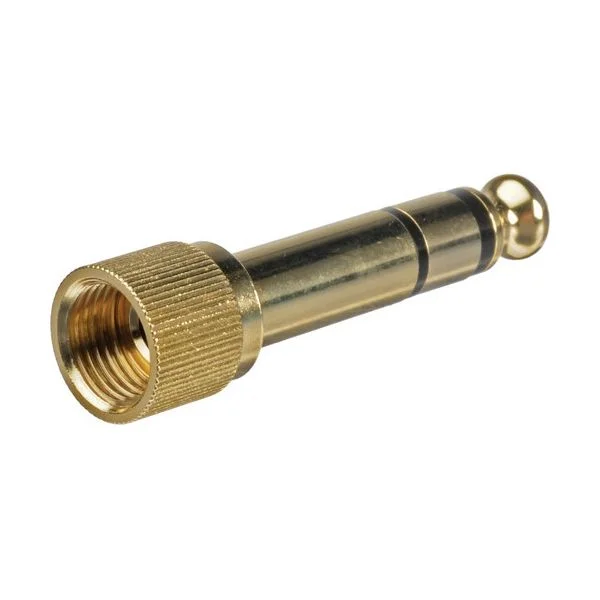Energyson Adaptateur 1 Jack 3.5 Stéréo vissable vers 1 Jack 6.35 Stéréo