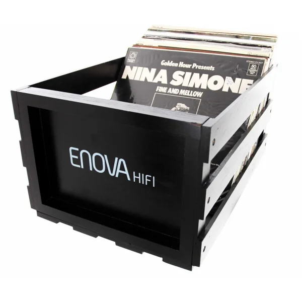 Enova Hifi VINYL BOX STORAGE 120 BLACK – VBS 120 BL