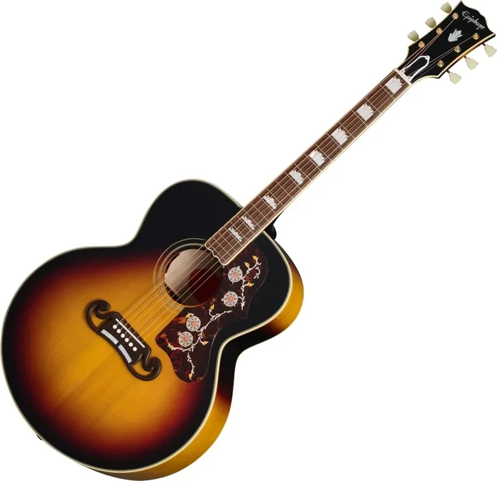 Epiphone 1957 SJ-200 Vintage Sunburst Guitare Jumbo acoustique-électrique