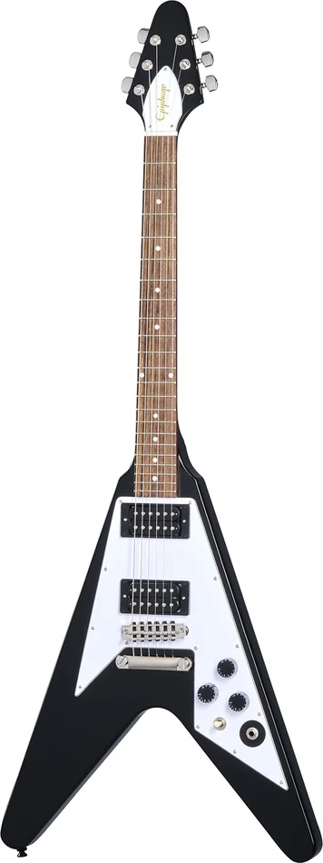 EPIPHONE Flying V 1979 Signature Kirk Hammett Ebony