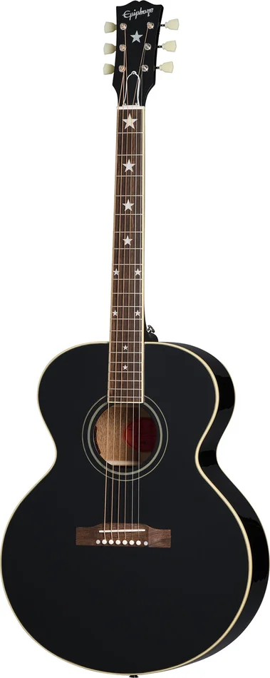 EPIPHONE J-180 LS Ebony IBGCS