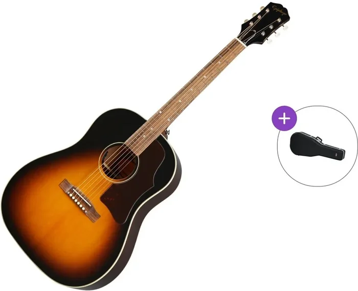 Epiphone Masterbilt J-45 SET Aged Vintage Sunburst Guitare Dreadnought acoustique-électrique