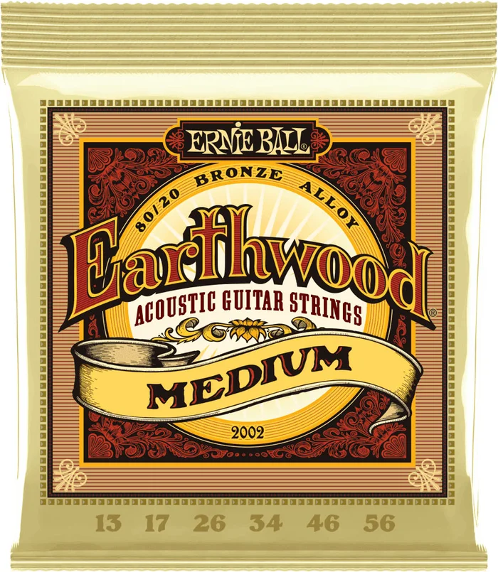 Ernie Ball 2002 Earthwood 80/20 Bronze Medium 13-56
