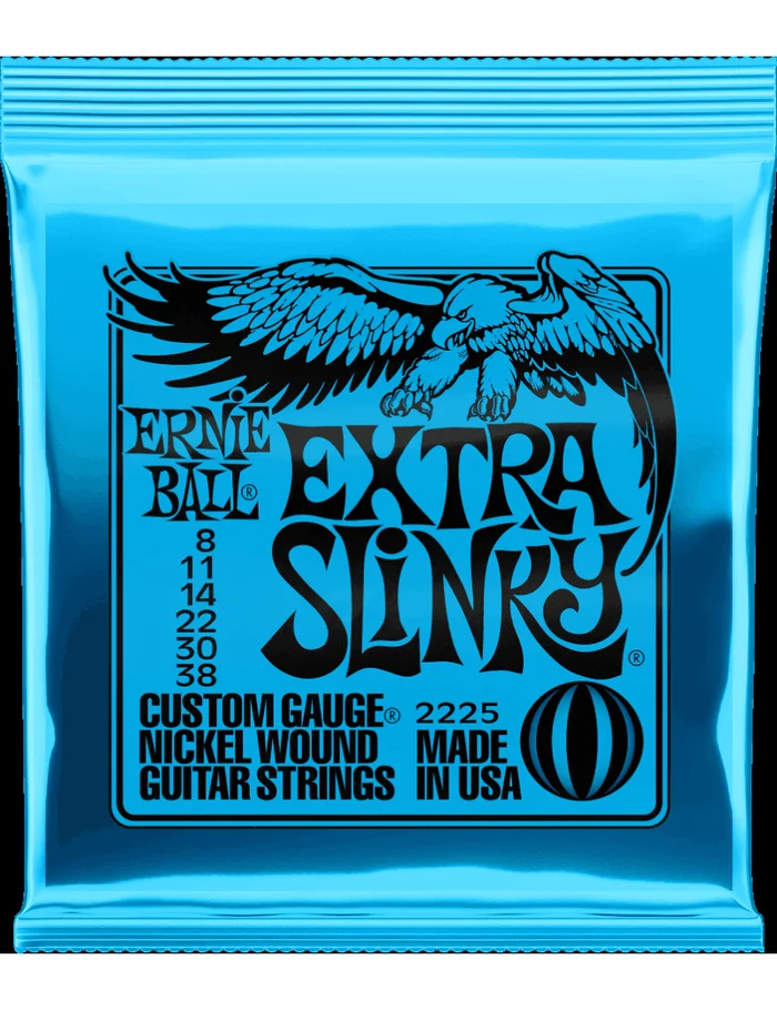 ERNIE BALL 2225 Extra Slinky Cordes Electriques Nickel 08/38