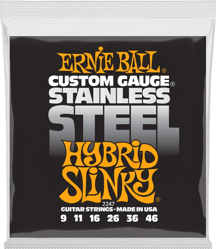 Ernie Ball 2247 Stainless Steel Hybrid Slinky 9-46