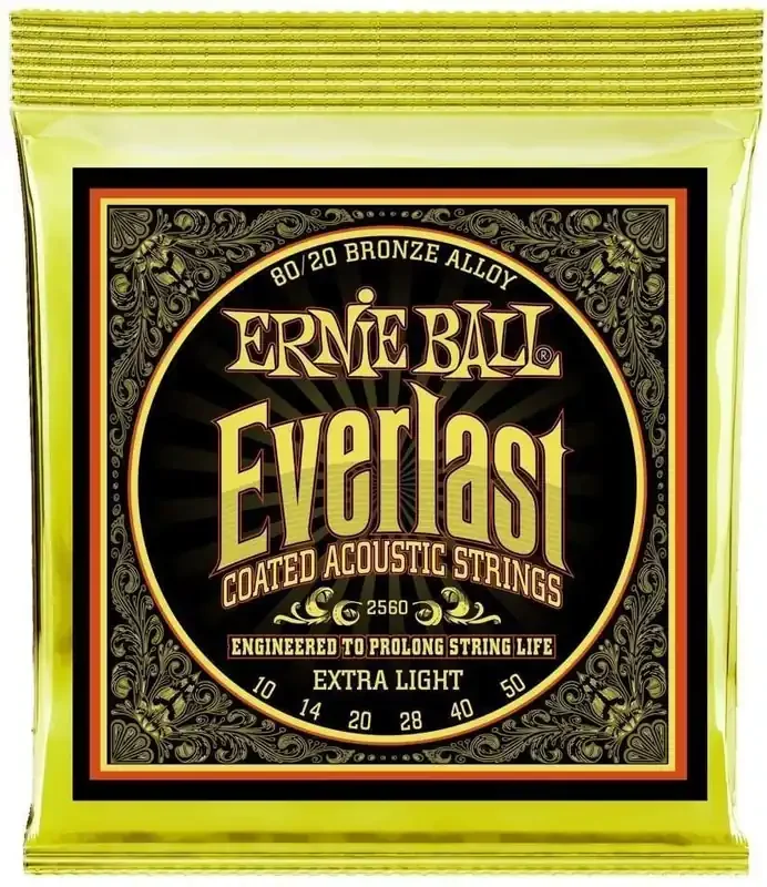 Ernie Ball 2560 Everlast Cordes de guitares acoustiques