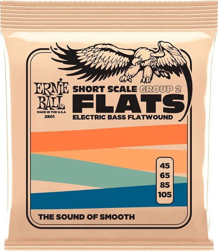Ernie Ball 2801 Flats Group 2 Short Scale 45-105