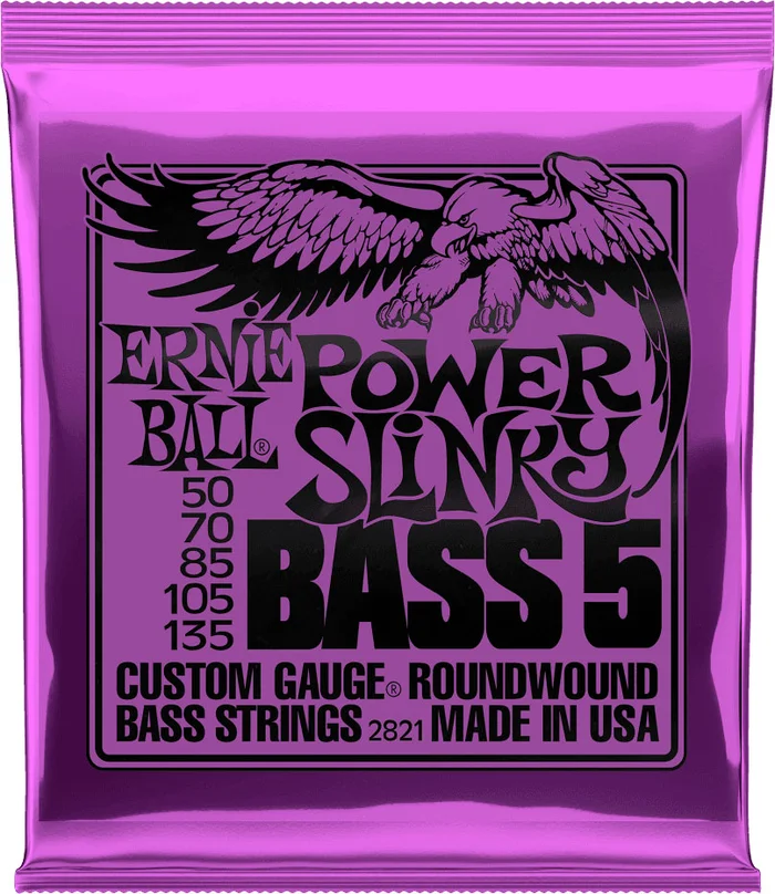 Ernie Ball 2821 Power Slinky 5C 50-135