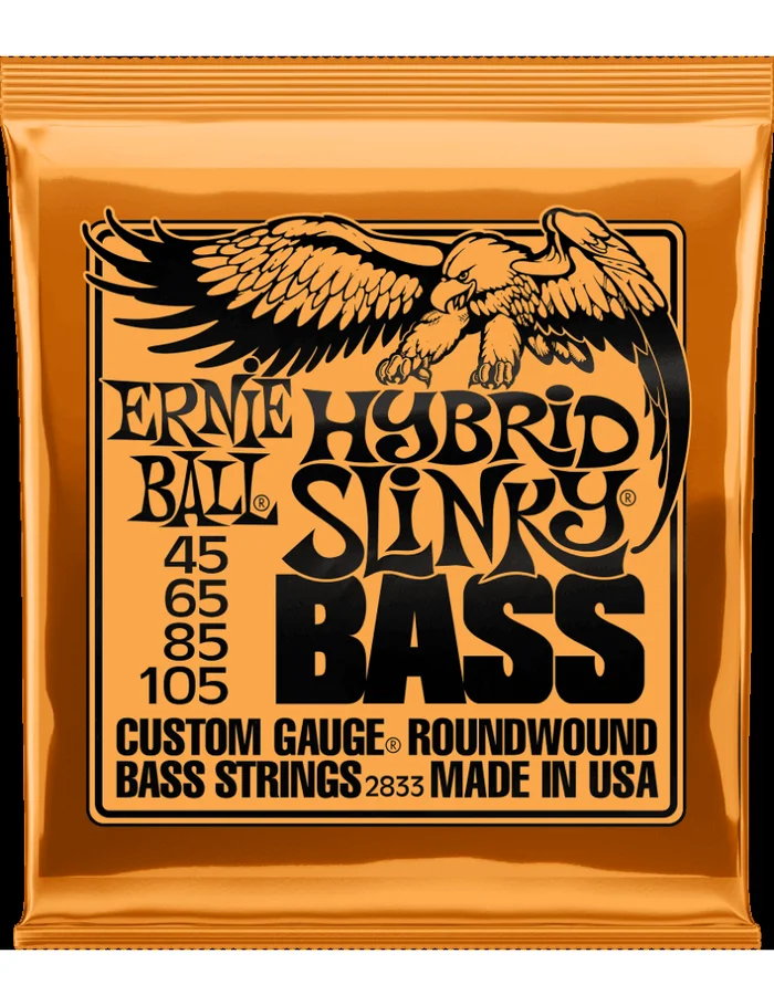 Ernie Ball 2833 Hybrid Slinky Bass cordes basses nickel 45/105