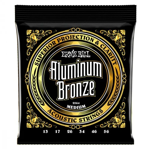 ERNIE BALL ACOUSTIC 2564 ALUMINUM BRONZE 13/56