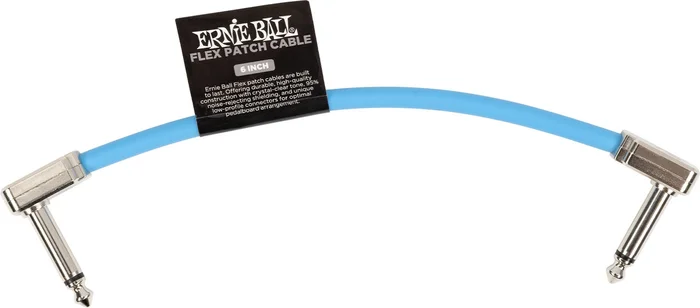 Ernie Ball Cable Patch Flex 15CM – Bleu