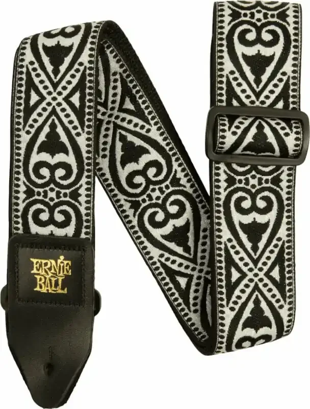Ernie Ball Classic Jacquard Sangle pour guitare Black Heart
