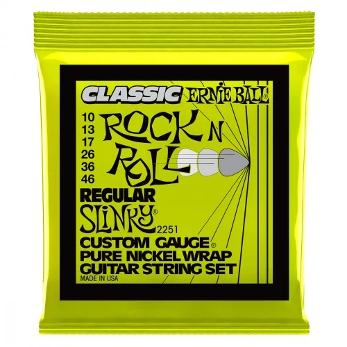 ERNIE BALL ELECTRIC 2251 CLASSIC ROCK N ROLL REGULAR SLINKY 10/46