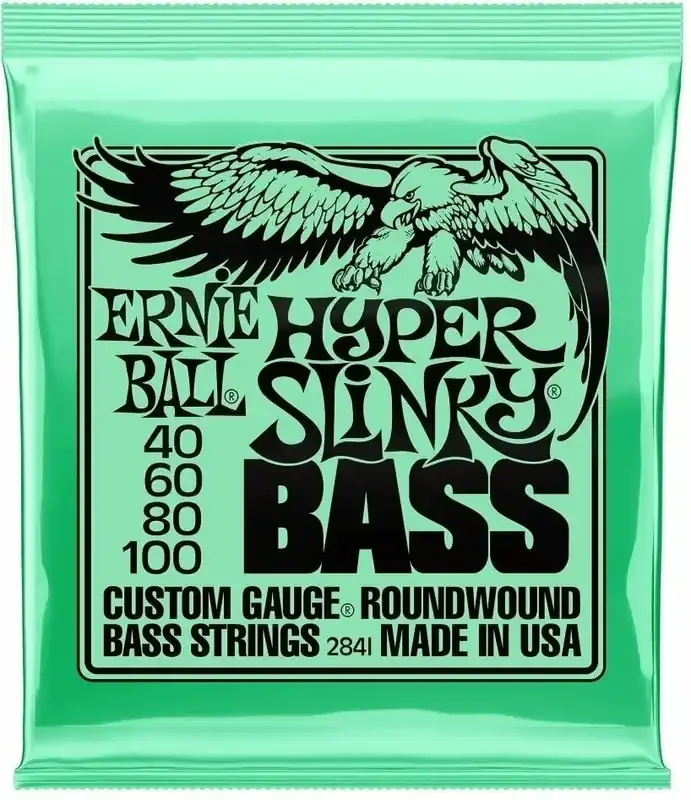 Ernie Ball Hyper Slinky Bass 40 – 100 Cordes de basses